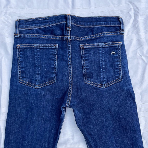 Rag & Bone High Rise Skinny Jean in Heritage Size 28 - Picture 9 of 10